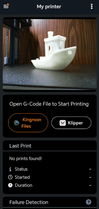 Share your printer feed using a secure link